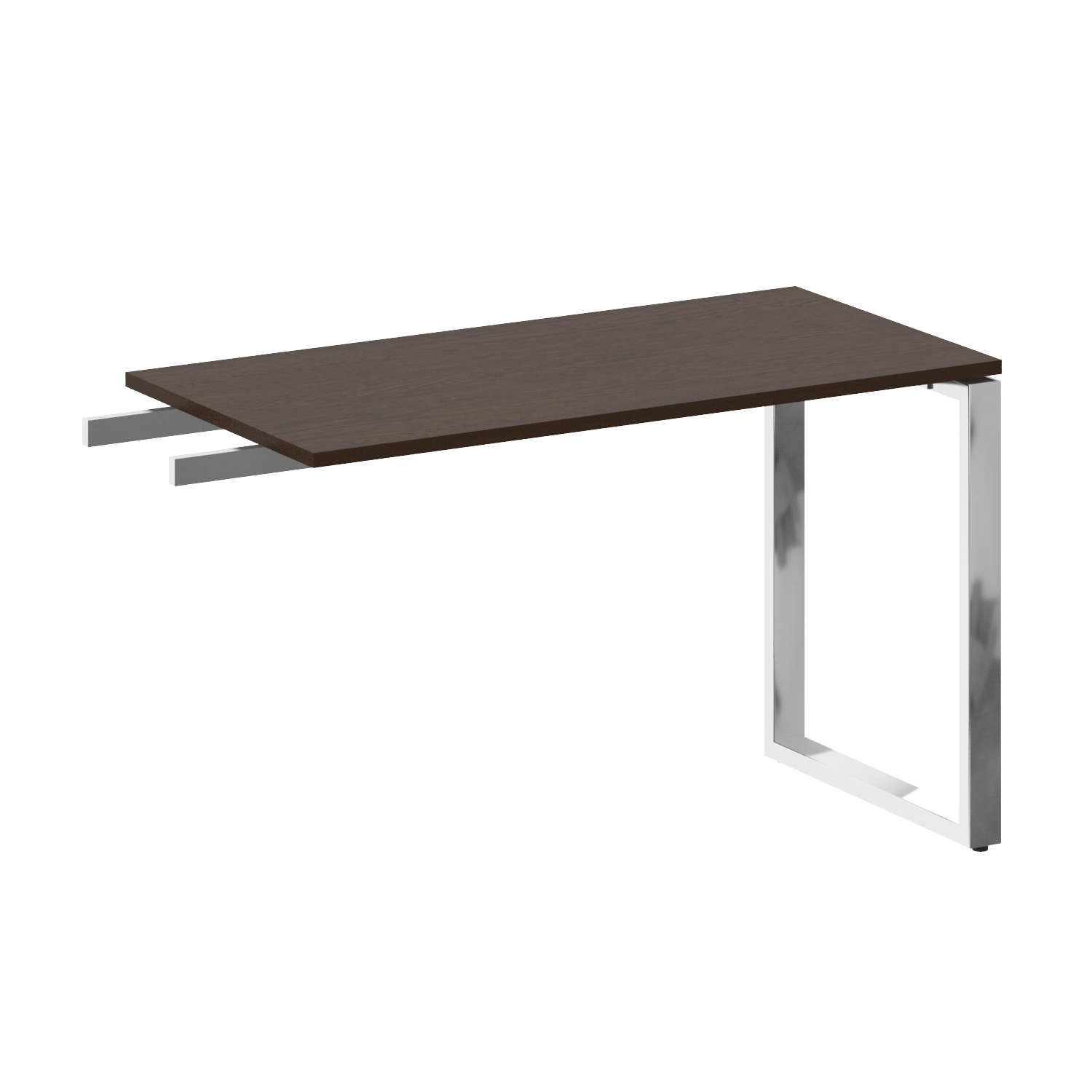 Metal System Direct Брифинг-приставка БО.ПР-4 Венге/Нерж. сталь 1200*600*750 в интернет-магазине офисной мебели Фронда Офис
