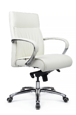 Кресло Gaston-M 9264 Белый (1A 6207 ) натуральная кожа