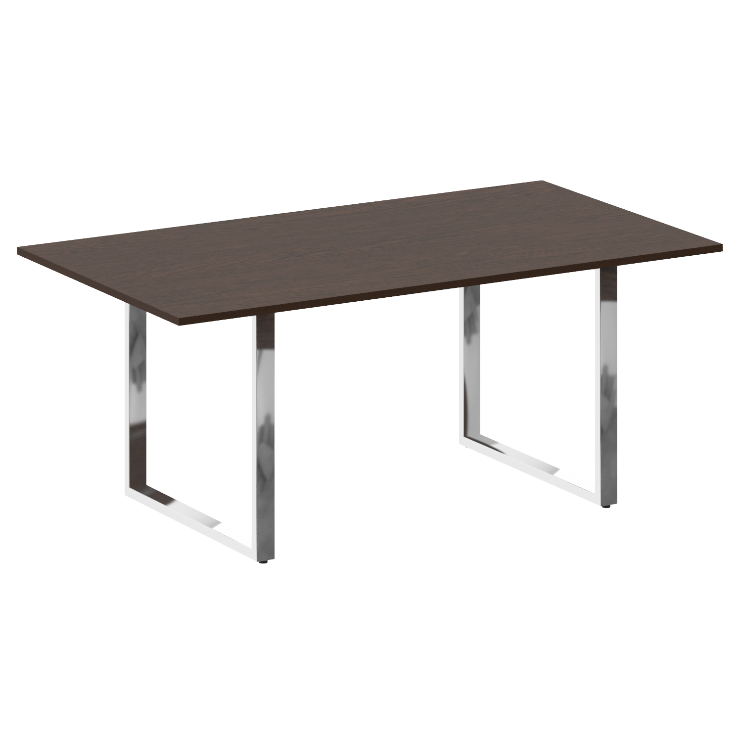 Metal System Direct Стол переговорный на О-обр. м/к  БО.ПРГ-180 Венге/Нерж. сталь 1800*1000*75 в интернет-магазине офисной мебели Фронда Офис