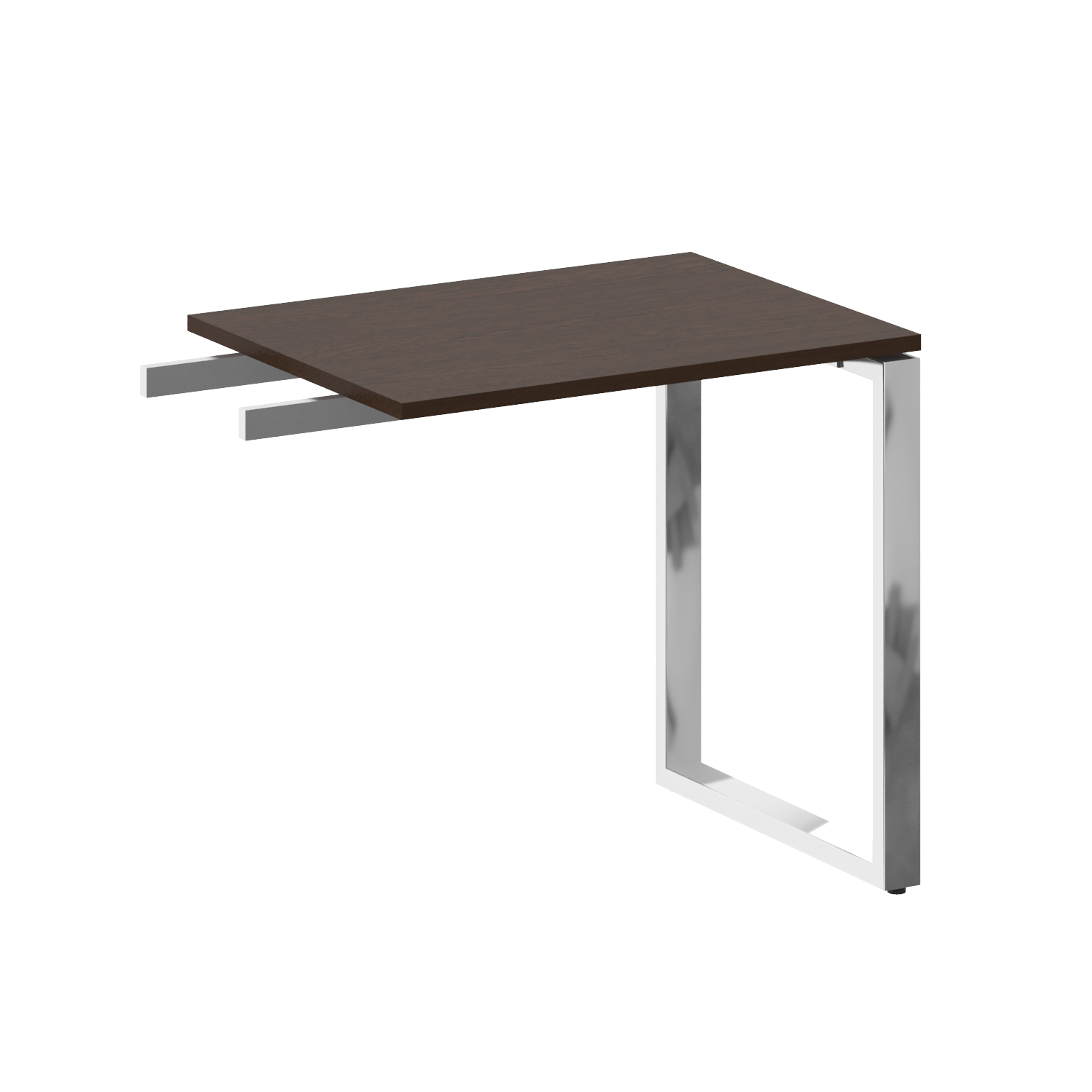 Metal System Direct Брифинг-приставка БО.ПР-2 Венге/Нерж. сталь 800*600*750 в интернет-магазине офисной мебели Фронда Офис