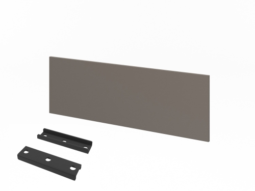 Экран настольный к двум столам 1200х18х400 L-068-2_Трюфель по цене 3&nbsp;319 ₽ в интернет-магазине офисной мебели Фронда Офис