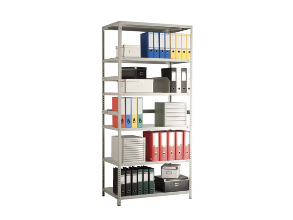 Стеллаж металлический MS Standart 220/100x60/6 по цене 10&nbsp;995 ₽ в интернет-магазине офисной мебели Фронда Офис